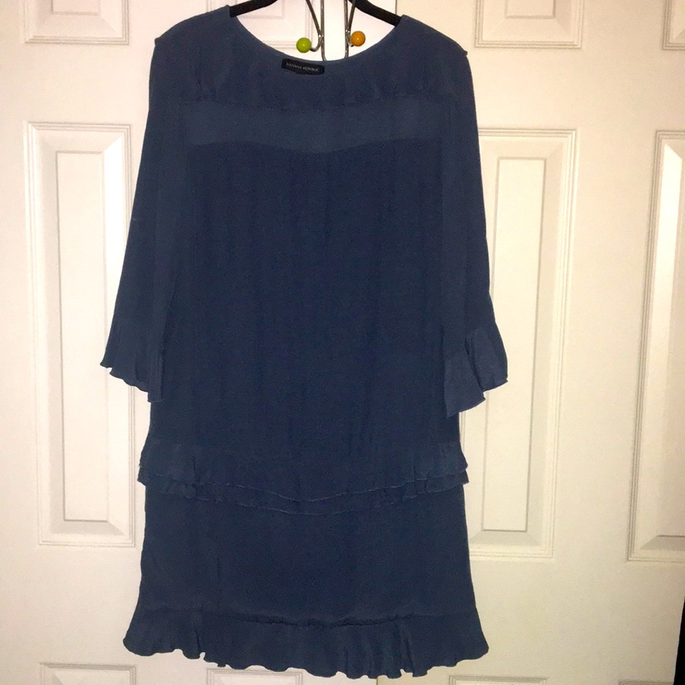 Banana Republic Ruffle Drop Waist Dress